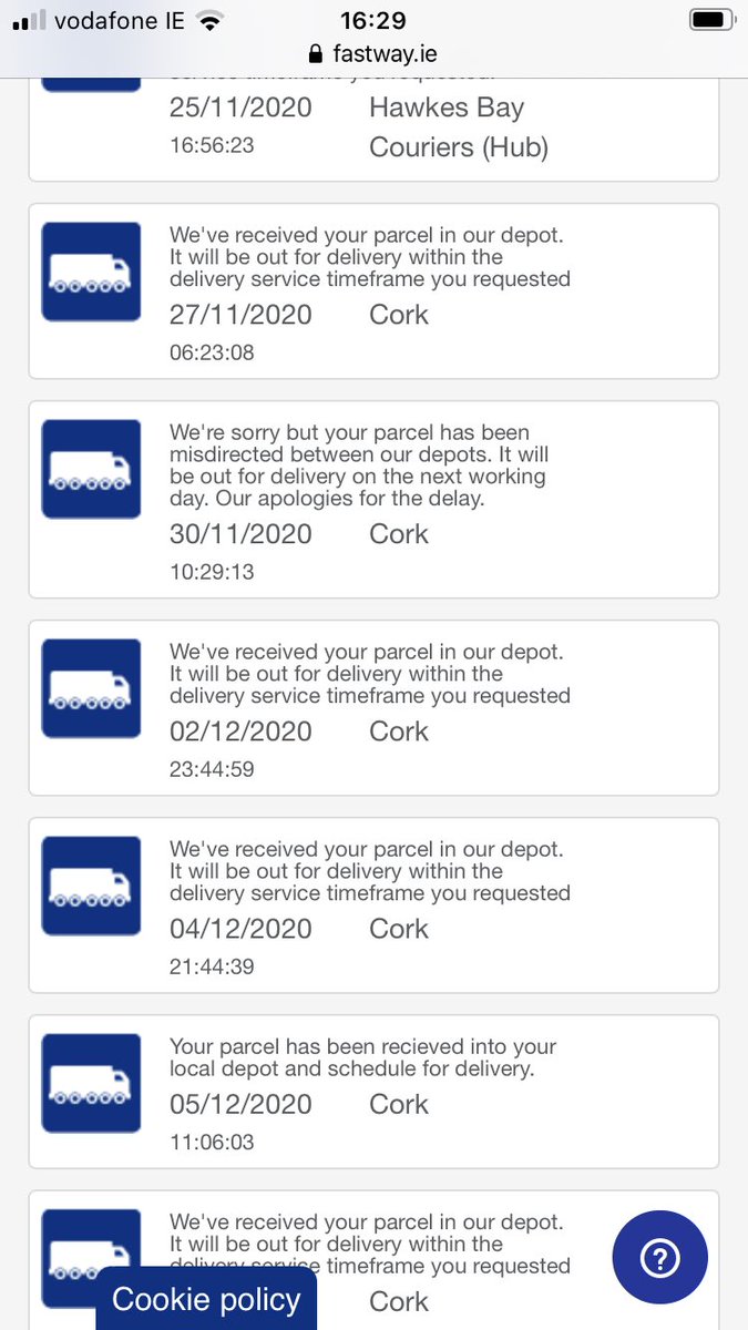 emsemmaems's tweet photo. @LittlewoodsIRL I speak for the nation when I say please stop using fastway as your delivery carrier!2 weeks in their hub, customer service no help. Annoying!! https://t.co/FTnDIrtp5a