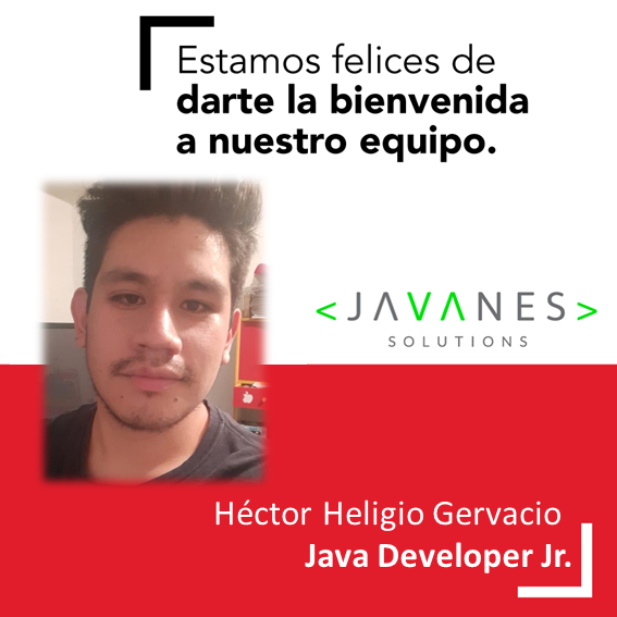 EmpleosOgum's tweet photo. ¡Bienvenido Hector Heligio a la familia Javanes Solutions!
#Java #Developer #TrabajoSiHay #TransformandoVidas https://t.co/heXyDRspjk