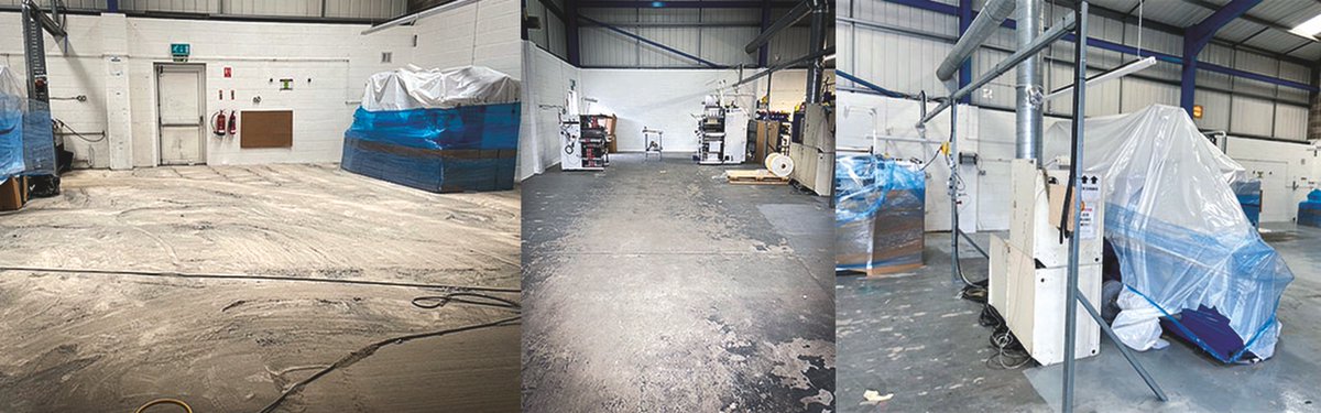 OnlineResins's tweet photo. Our Strongcoat epoxy (base coat) and Chemdur polyurethane resin paint (sealer coat) installation to a label printing factory in Cardiff. The colour throughout is Chelsea Blue 💙

#epoxyflooring #resinflooring #factoryfloor https://t.co/i7COv2pfXL