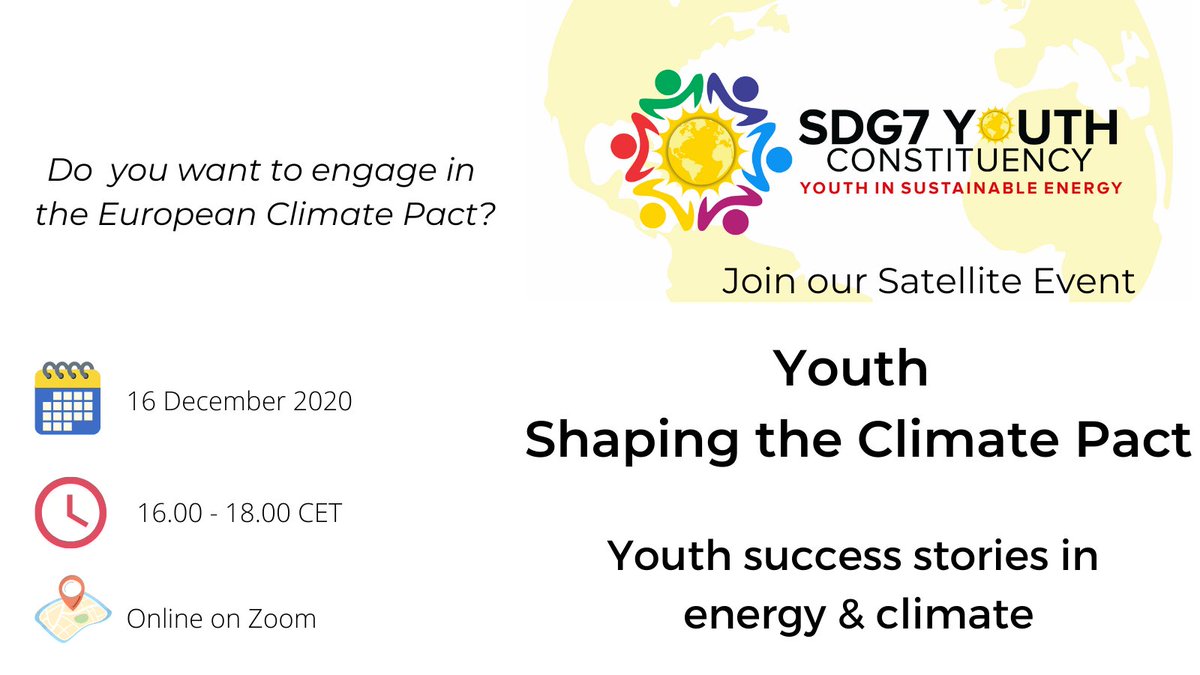 MGCY (@unmgcy) on Twitter photo Register for the Youth Shaping the Climate Pact event! Listen to new ideas on involving youth in the #Climate Pact and engage with the <a href="/EU_Commission/">European Commission</a>
π unmgcy.org/sdg-7-updates/β¦ Register for the Youth Shaping the Climate Pact event! Listen to new ideas on involving youth in the #Climate Pact and engage with the <a href="/EU_Commission/">European Commission</a>
π unmgcy.org/sdg-7-updates/β¦