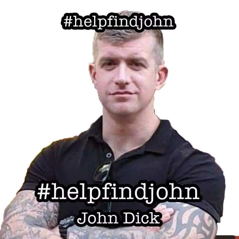My close friend John Dick. Served in the Marines. Missing for over a week now, Wife & 2 kids at home.
Please help & share. 
Help find John!
#helpfindjohn #royalmarines #missingperson @RoyalMarines @MissingVeterans