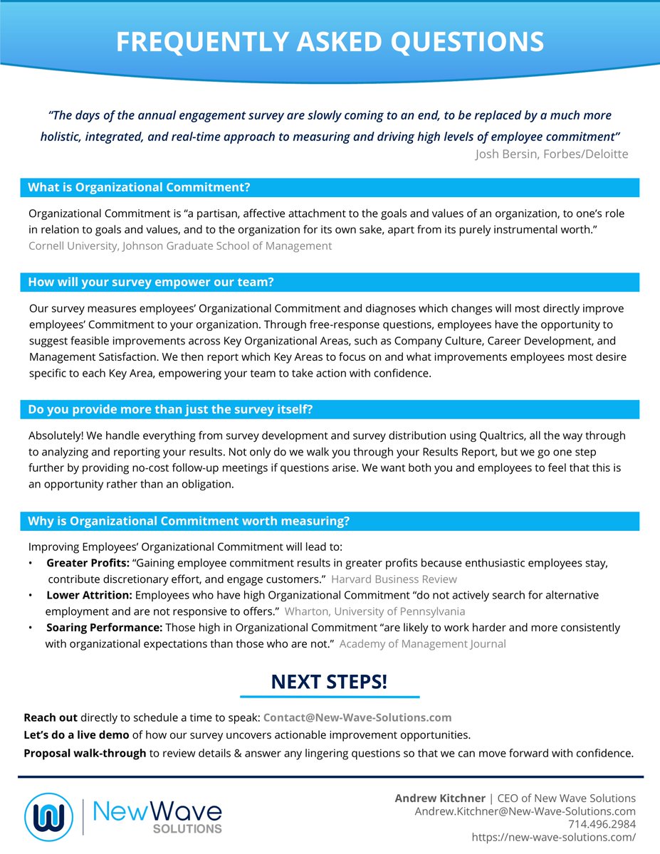 NewWaveSurveys's tweet image. What is #OrganizationalCommitment &amp;amp; why is it worth your time? Here are the answers: