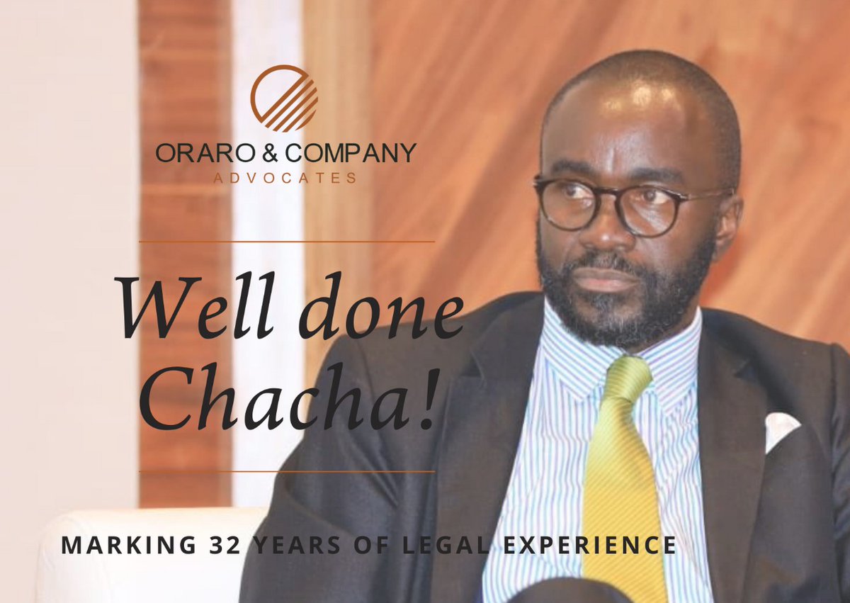 OderaChacha's tweet photo. Today, 32 years ago, I was admitted to the Bar. Been an exciting journey and an enriching experience.  Thanks and glory to God for walking with me thus far https://t.co/65POQMiSPh