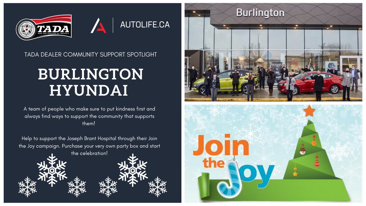 AutoLifeCA's tweet photo. @TADA_CA Dealership Community Support Spotlight: @Burl_Hyundai - where kindness is no small act. This holiday they're supporting @Jo_Brant Join the Joy party. Discover how you can join the party on AutoLife:https://t.co/VBvx5W6LtX https://t.co/Z3aeN2Td2T