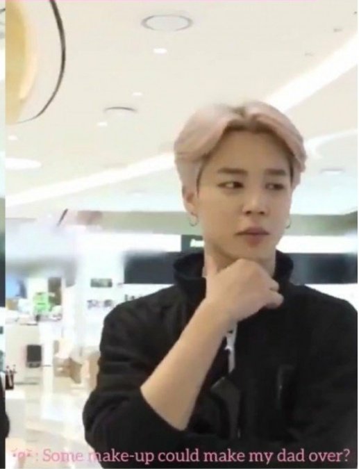 Him wanting do his Dad's make-up