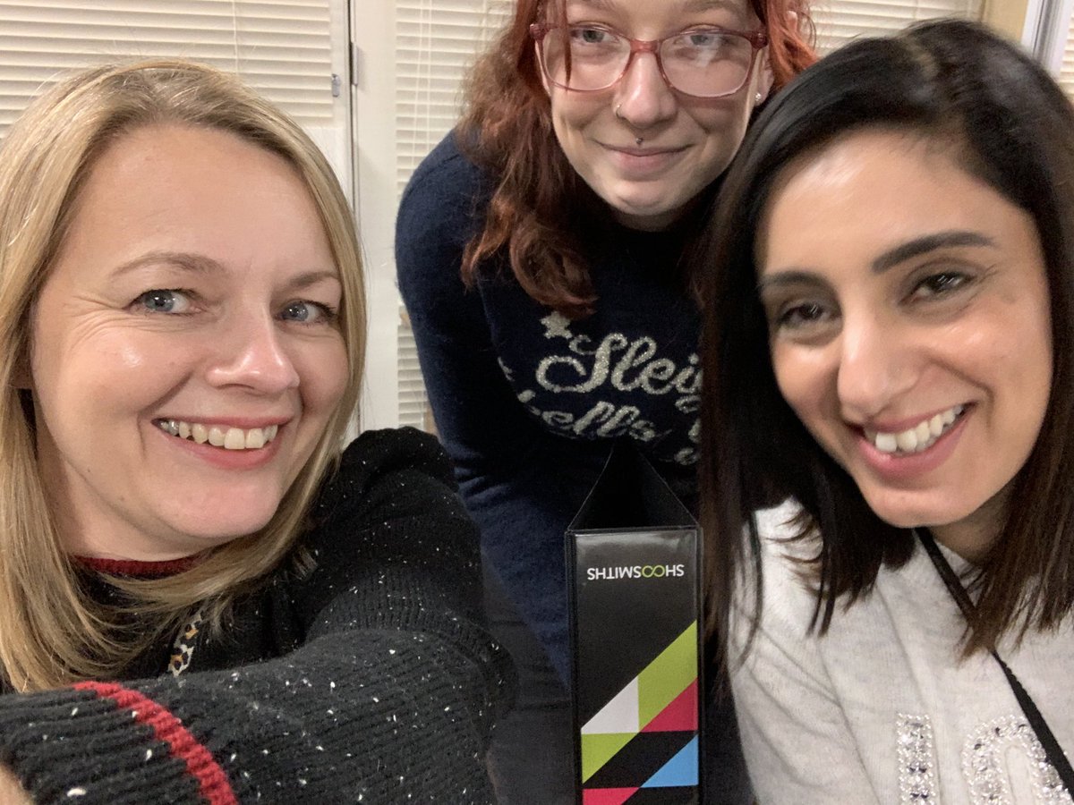 mcinnes_tara's tweet photo. Got our Christmas jumpers at the ready for tonight’s STEP Awards.  Good luck to all nominees. Andrew Bishop is nominated for young practitioner of the year!  #STEPPCA ⁦@Shoosmiths⁩ https://t.co/cG8foz8PB5