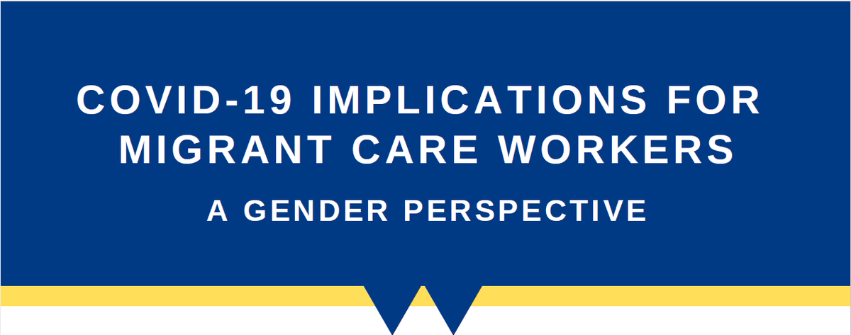 ITFLOWS1's tweet photo. Read our latest Policy Brief: "COVID-19 Implications for migrant care workers", written by @UABBarcelona researchers @clizbo @e_vilasanchez
 and Linda Cottone at https://t.co/hL3qJXz9Qh  #migration #COVID #gender #itflowsproject https://t.co/eNS8HVqm64