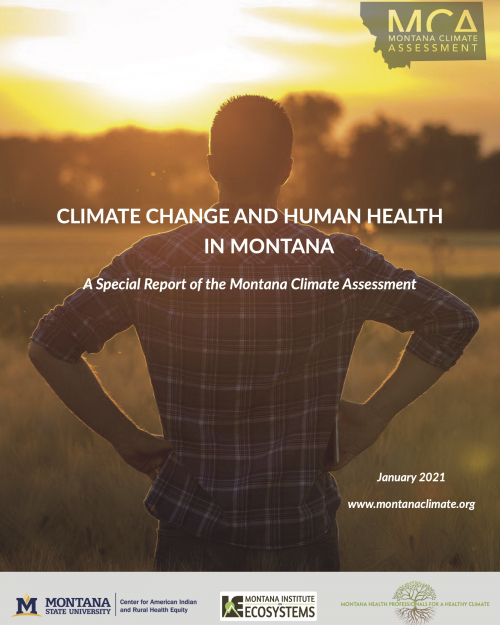 MTIoE's tweet photo. We are so excited to officially release the special report "Climate Change and Human Health in Montana" with @MSUCAIRHE and MT Health Professionals for a Healthy Climate! For more information please visit: https://t.co/L3iSRnouvS https://t.co/OkByNAggNt