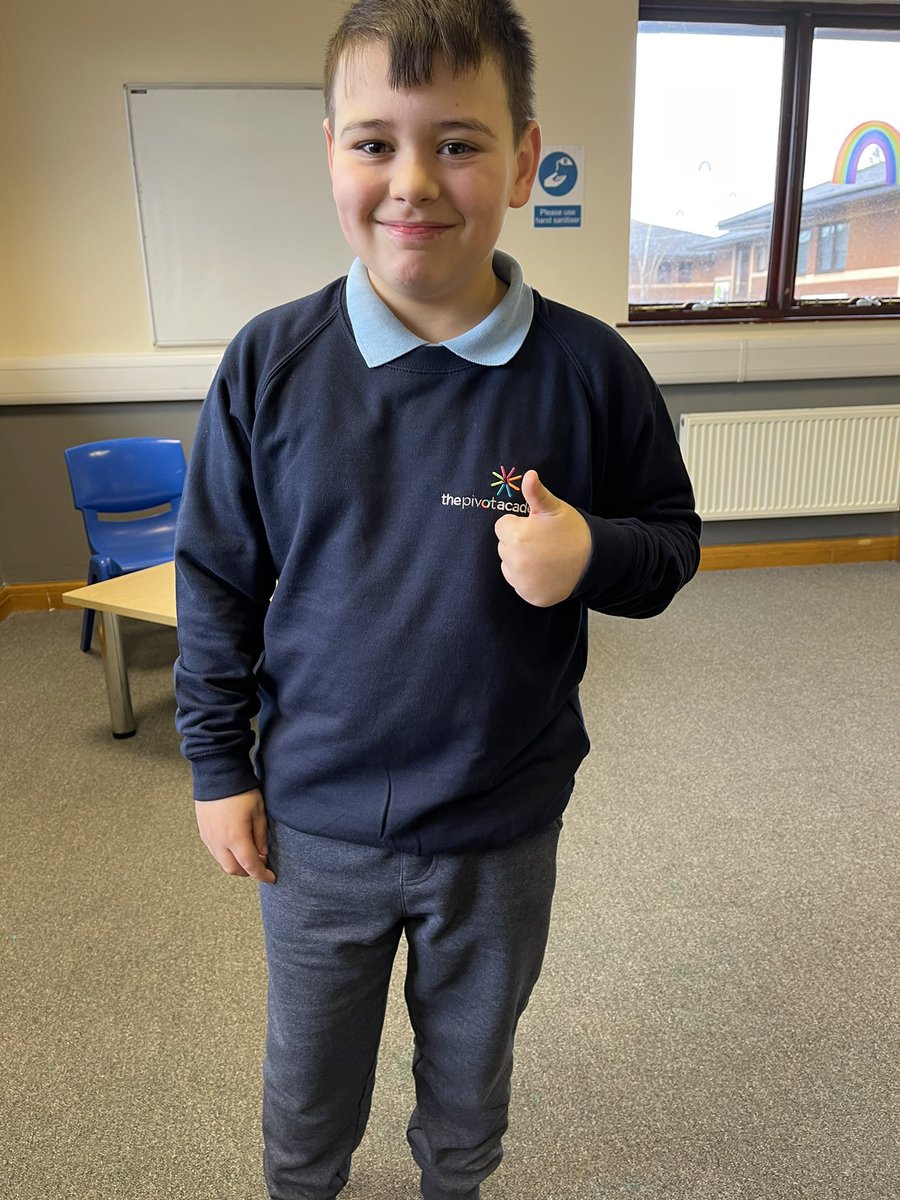 You know it is going well when one of the fantastic pupils is so excited and proud to get his new uniform and charges upto you so you can see it. @PivotLeeds @Pivot_Team #dreamteam
