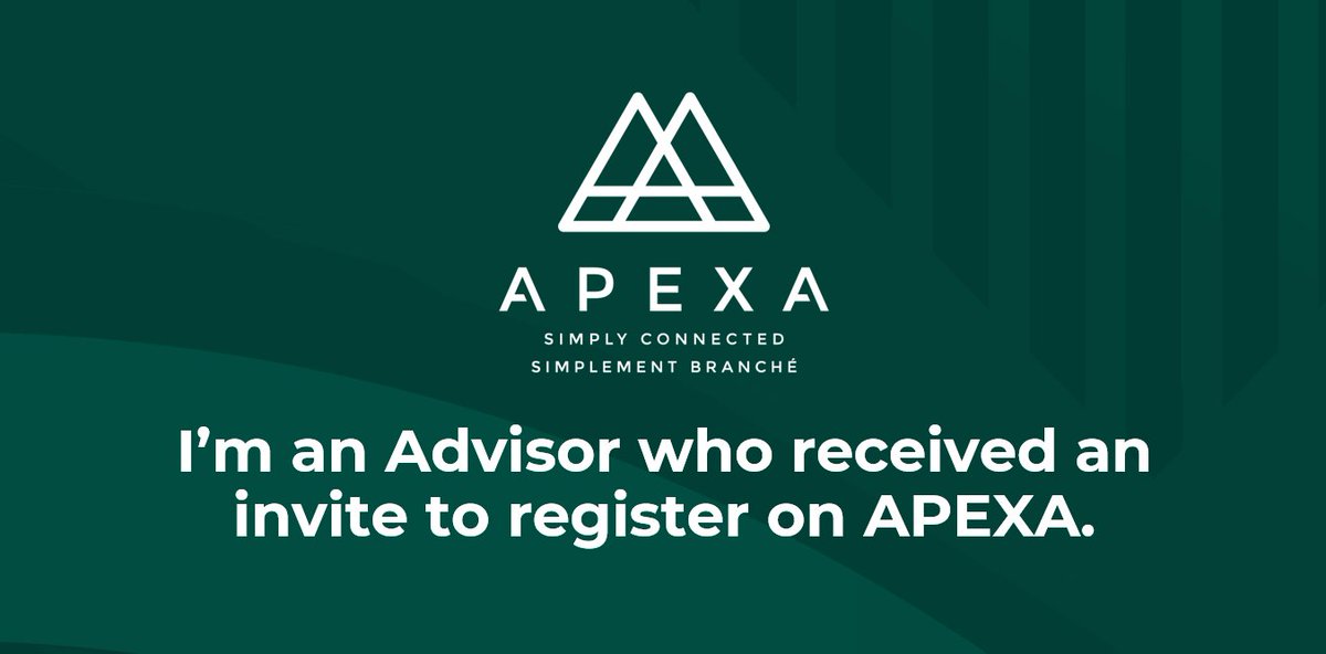 APEXA_Corp's tweet photo. As an #Advisor, have you received an email invite from your #MGA to register on #APEXA? Take these steps to get active on APEXA now! Stay tuned every Wednesday for more #features and #benefits of APEXA. #LifeInsurance https://t.co/ijSGoWr7ln