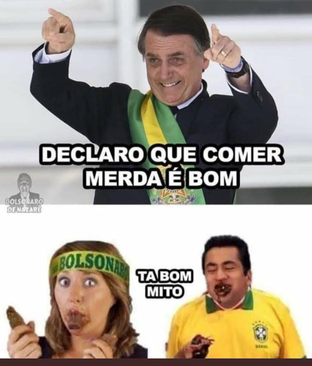 @RobertDeNiroUS Sorry, Bolsonaro was missing....