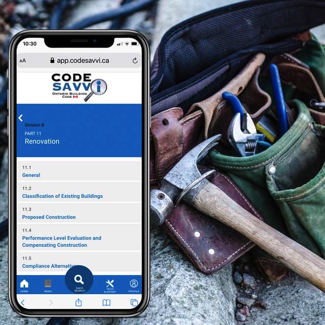 code_savvi's tweet image. Try it FREE for 7 Days and see how Easy the Ontario Building Code can be.
•Fast 
•Easy to Use 
•Searchable
•At your Fingertips 
•Available on Any Device
Experience it for yourself at
CodeSAVVi.ca
Link in Bio