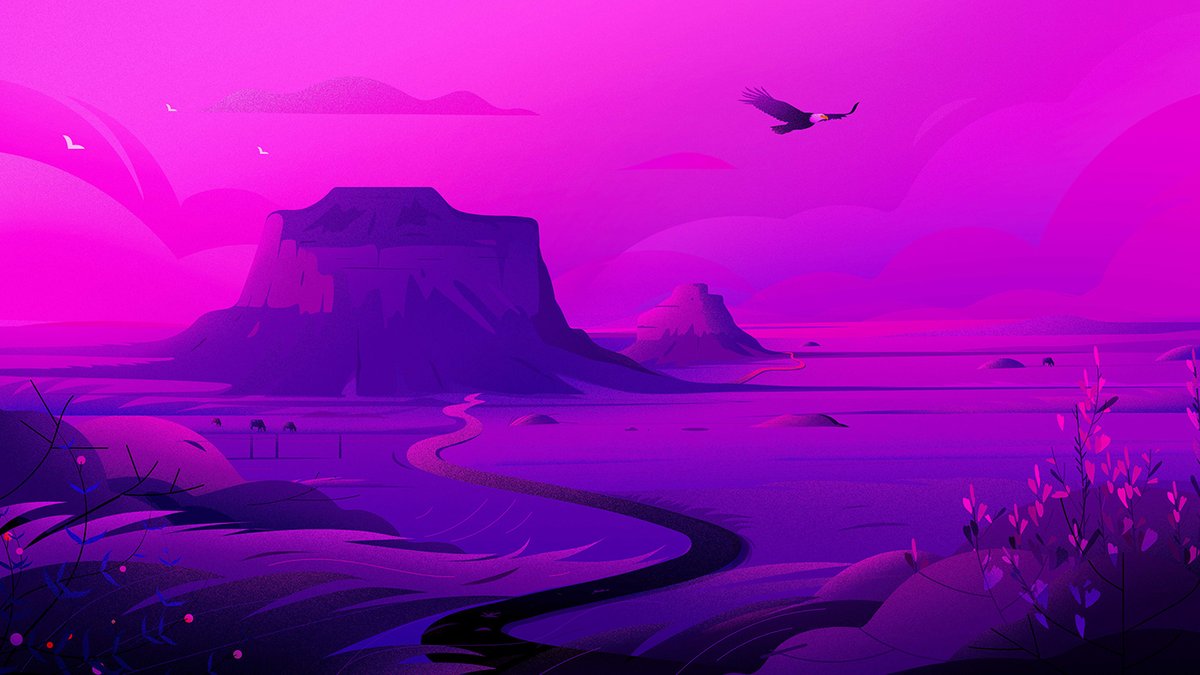 Behance's tweet photo. Vibrant landscape by @febinrajts: https://t.co/e6EqYStI9A https://t.co/pkH5BoMzhL