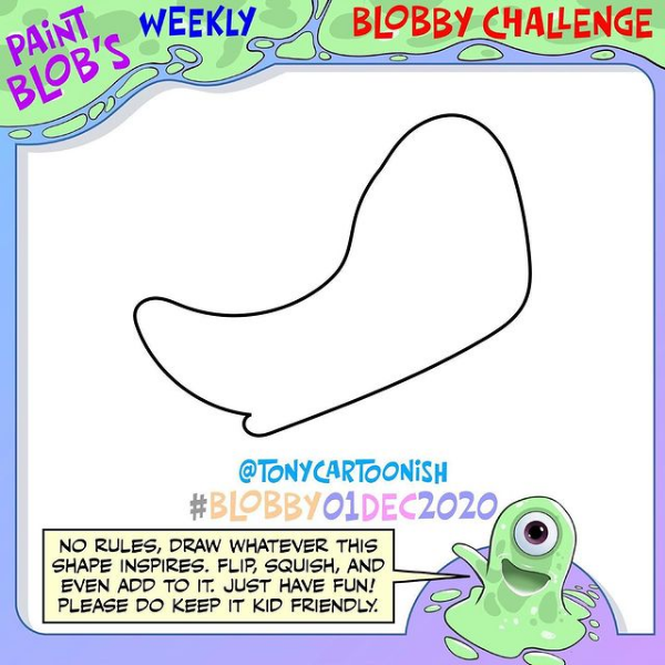 OswaldRaynaud's tweet photo. Nouveau Shape Challenge sur le compte de @tonycartoonish en retard #Blobby01dec2020 #tcShapeChallenge #drawingexercises #artchallenge #drawingchallenge #shapechallenge #drawexercise
#dessin #drawing #sketch #sketchbook #illustration #dessintraditionnel #traditionaldrawing #carnet https://t.co/yv8T1ovvTa