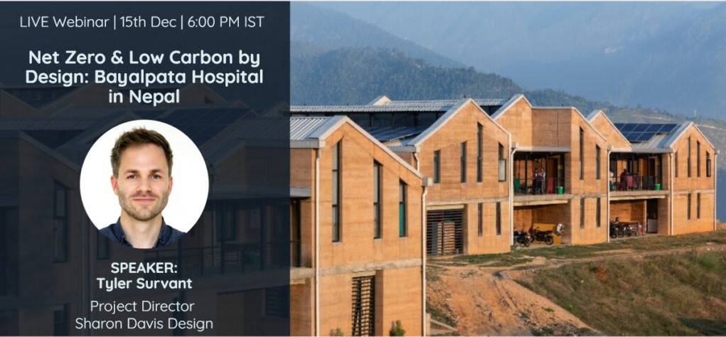 Please join us on 12/15 at 6pm IST for our webinar about Bayalpata Hospital as part of MAITREE program’s ‘Net Zero Energy Building (NZEB) Knowledge Series’. For US followers 7:30am EST (recording will be available on YouTube afterwards).
nzeb.in/event/low-carb…