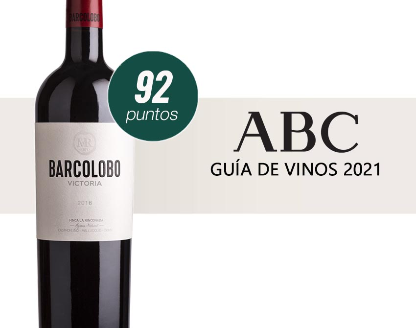 Nuestro BARCOLOBO Victoria sigue cosechando reconocimientos; en este caso la Guía de Vinos ABC