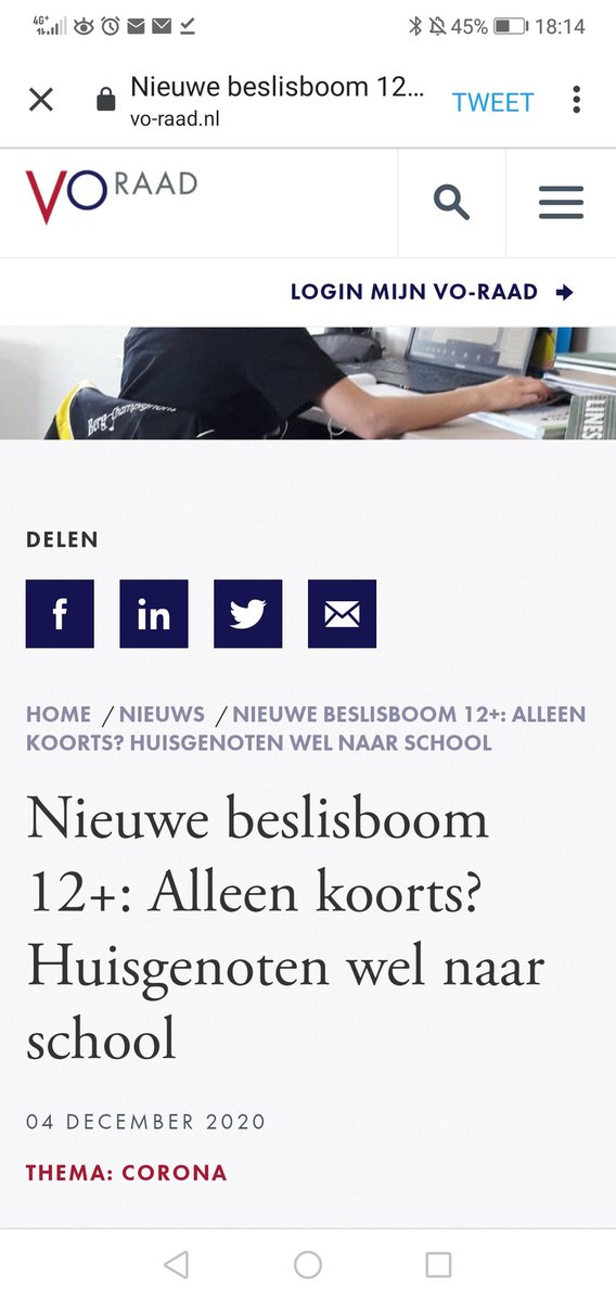 TRijlaarsdam's tweet photo. Beste @VO_raad: zijn jullie echt helemaal GEK! Hoe moeten we #veiligOnderwijs organiseren als jullie op deze manier versoepelingen doorvoeren!
Help @AObtweets, @CNVOnderwijs en @Lerareninactie om dit terug te draaien.
Ik ben geen #proefpersoon wat betreft #COVID19NL. https://t.co/YagnrJySKp