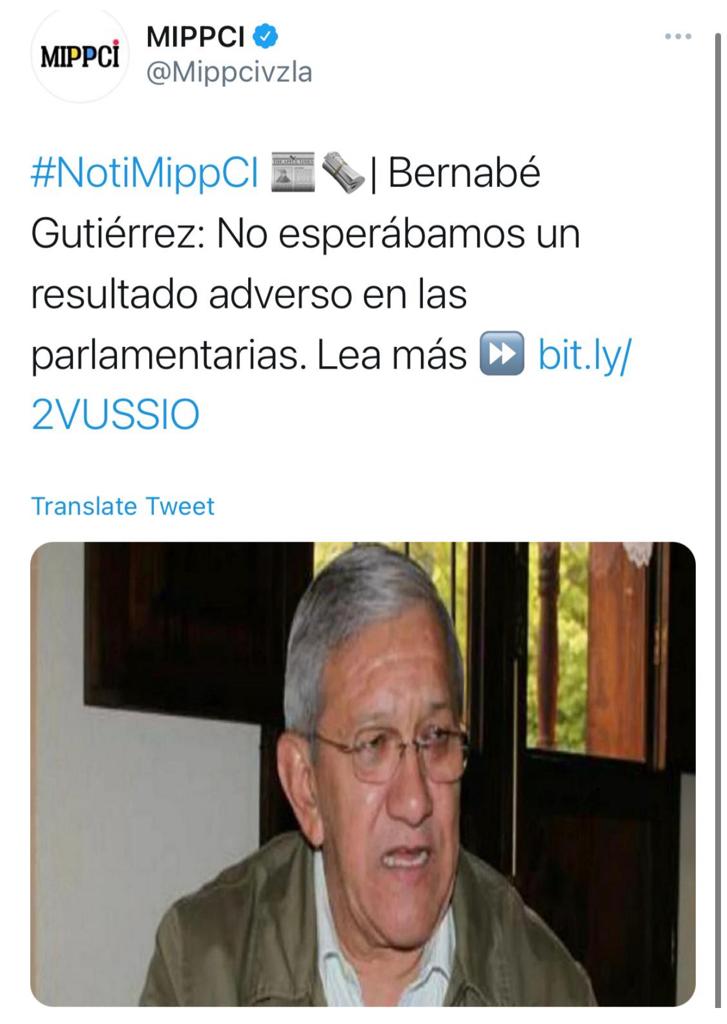 NaiReyees's tweet photo. Al bernacran arrastrado, sinvergüenza lo difunden solo los medios del régimen como el MIPPCI. Nadie más cree sus patrañas https://t.co/vbz4xHtUAn