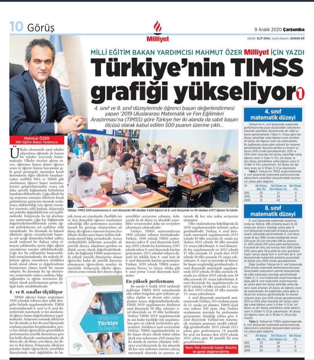 Başarı tesadüf değildir. Öğretmen Bakanımız Sayın <a href="/ziyaselcuk/">Ziya Selçuk</a>  önderliğinde yeni ufuklara yol almak gururu başkadır.