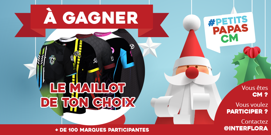 eliminate_fr's tweet photo. Nous ajoutons un maillot (au choix) à la Hotte Petits Papas CM 🎅

🔁 RT pour avoir une chance de gagner notre lot
📝 Tweetez "#PetitsPapasCM si je gagne la hotte je __" pour tenter de gagner les 100 lots de la hotte !

Découvrez toute la hotte ⬇️⬇️⬇️⬇️
https://t.co/y9Mle5IDtY https://t.co/AA46nuNZcZ