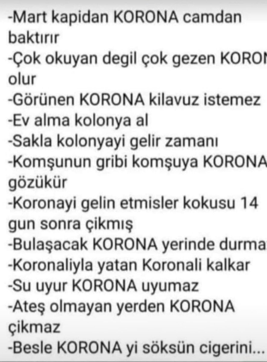 Yeni Atasözleri 😁