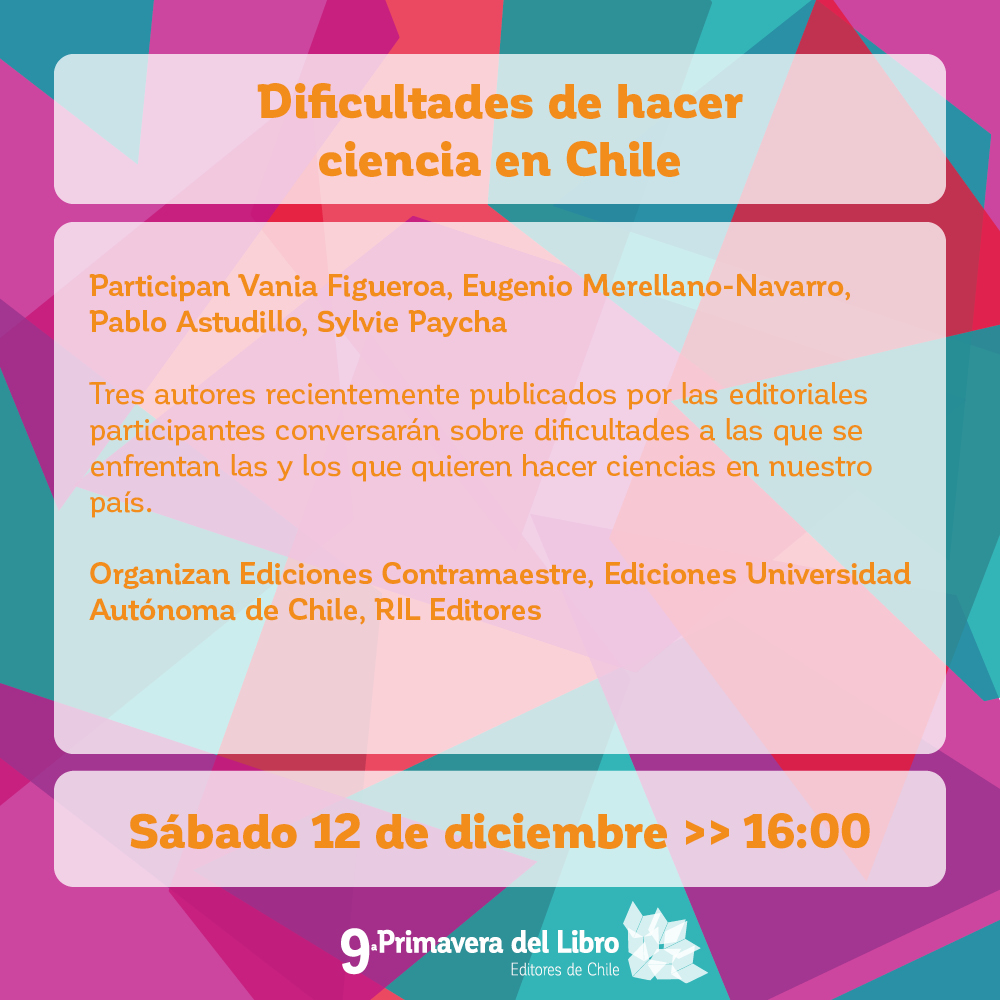 ciencias_chile's tweet photo. 74 editoriales independientes y universitarias son parte de la 9ª Primavera del Libro, evento virtual que cuenta con una programación nutrida y contingente
#PrimaveraDelLibro2020 #YoMeQuedoEnCasaLeyendo #LiteraturaChilena #LibrosChile #LibrosRecomendados https://t.co/QRzx2Okzy1