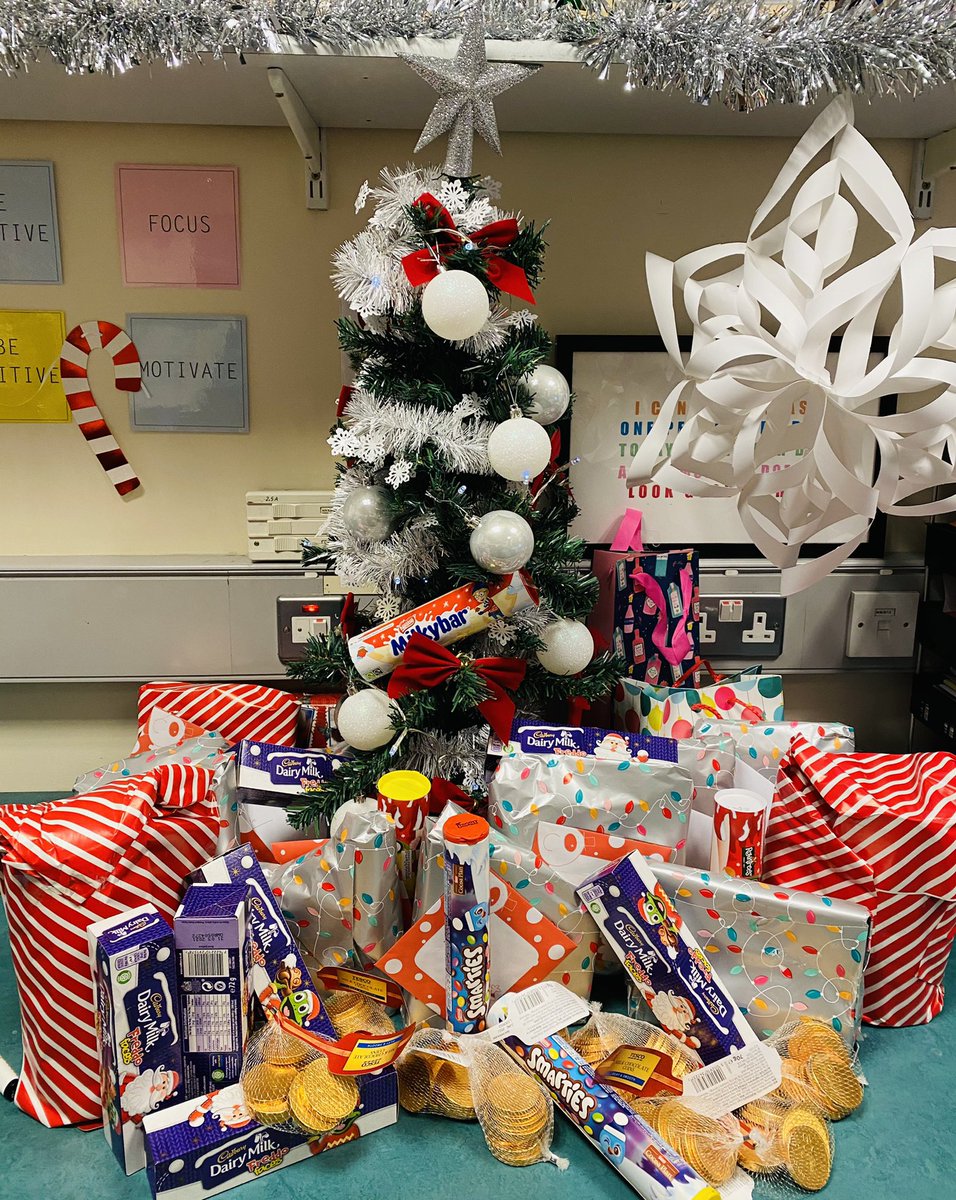 EduSocialWork's tweet photo. We want to say a HUGE thank you to Julie-Ann from @QUBelfast @QUBstaff @QUBEngagement for your thoughtful and kind donation. We were able to provide a Christmas gift, and plenty of Christmas treats to all of our Care Experienced Young People. Thank you again! https://t.co/8dlO2h0bG6