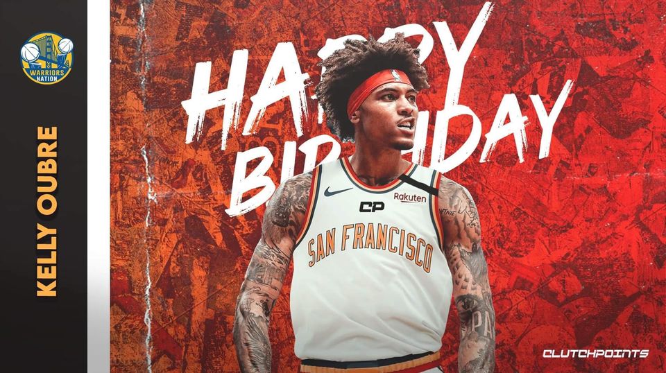 Join Warriors Nation in wishing Kelly Oubre Jr. a happy 25th birthday!  