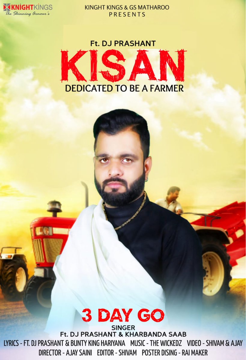 PrashantFt's tweet photo. #Kisan 3 Day Go #FtDjPrashant #NarendraModi #Kejriwal #FTTB #yoyohunnysingh https://t.co/o9WSchDLcX
