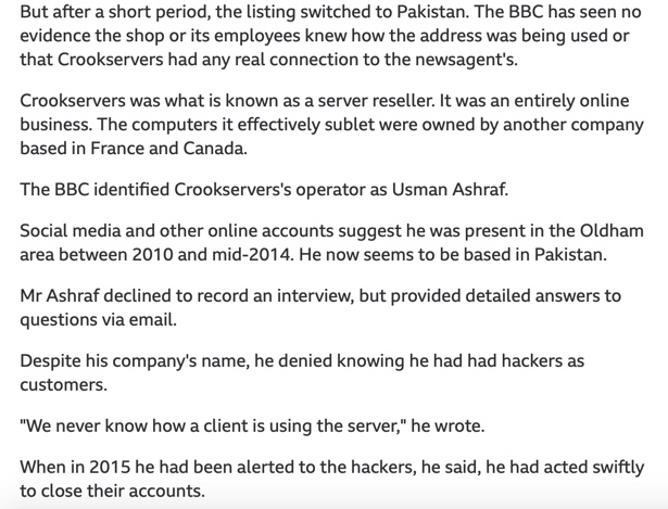 11. In my investigations of DNC "hacking" in 2016, I traced "Russian Fancy Bear" IP addresses back to know drug operations areas in Pakistan. Others confirmed this reporting. Were Capitol Hill Pakistani hackers acting like Russian hackers to provide an entree for the FBI in 2016?