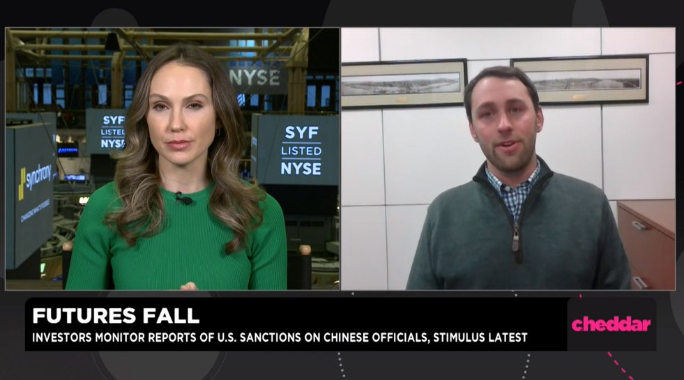 #ICYMI: <a href="/DavidWagnerIII/">David Wagner</a> of <a href="/DrawdownPatrol/">Aptus Capital Advisors</a> spoke with <a href="/KristenScholer/">Kristen Scholer</a> on "Wake Up with @Cheddar" on Monday to share his take on the overbought #market conditions and the impact of a #fiscal package. Check out the full interview: cheddar.com/media/futures-…