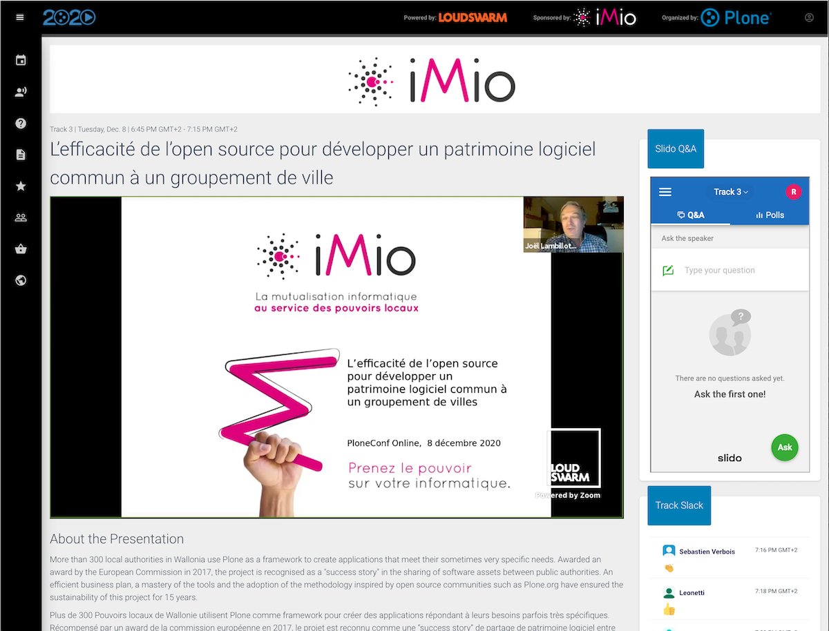 ploneconf's tweet photo. Thank you so much iMio https://t.co/UbdJOmGa3v for being the Diamond sponsor of Plone Conference 2020 and for bringing up many interesting cases to the conference too 👏 💎 #ploneconf2020 #plone #opensource #CMS #iMio https://t.co/OIthHJPy37
