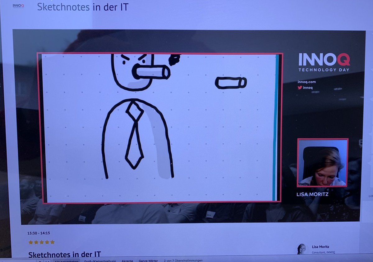Super nice product owner designed by <a href="/Teapot4181/">Lisa Maria Moritz</a> thanks for the presentation. Was fun 😃. I need to sketch often 😜✏️🖍 Thanks to <a href="/INNOQ/">INNOQ</a> #INNOQTechnologyDay