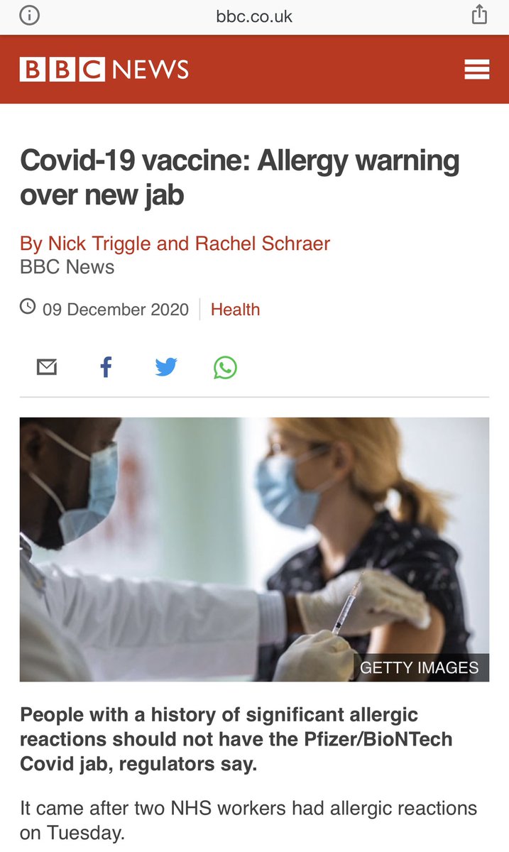 TomiArayomi's tweet photo. Next time they @BBCNews @itvnews @NBCNews and the twitter mob try to denegrate  you as an antivaxxer for “questioning” vaccines. Do yourself a favour and QUESTION!!!! https://t.co/t5zJ2hP4Ql