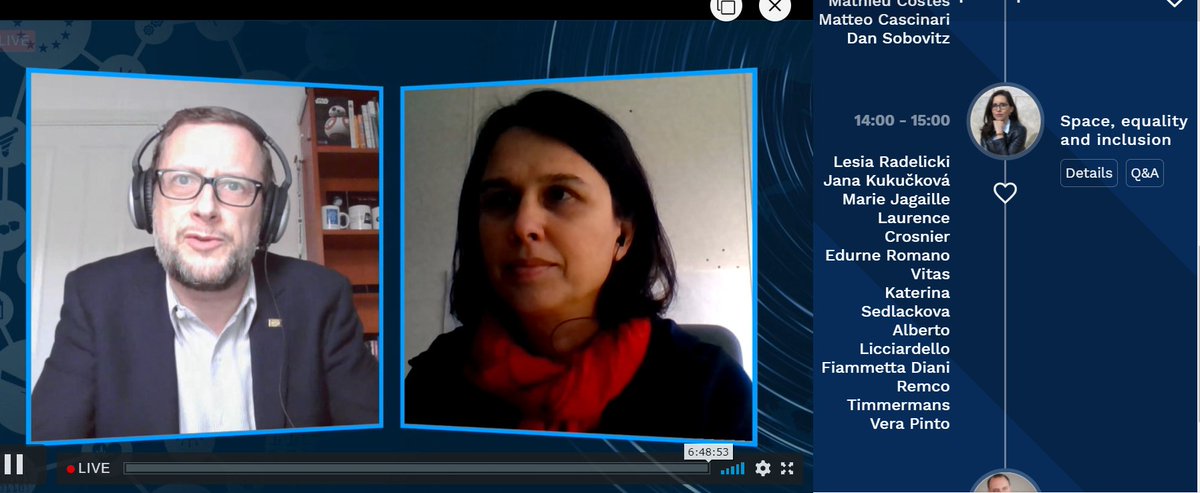 CMEMS_EU's tweet image. #EUSpaceWeek session on the #EU space programme as an enabler for social equality, diversity &amp;amp; inclusion. Laurence Crosnier @MercatorOcean presents special functionalities of @CMEMS_EU #MyOcean viewer tool adapted for colour-blind viewers &amp;amp; freely available for use worldwide