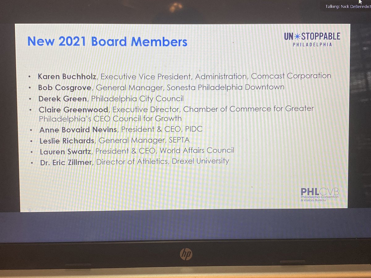 DerekGreenPHL's tweet photo. Thank you @discoverPHL for electing me to your Board. I look forward to working with these outstanding local leaders who are committed to growing this industry. #PHLCVB https://t.co/PT72oYCDL0