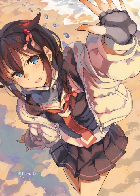 夕日時雨!新刊の表紙にします 