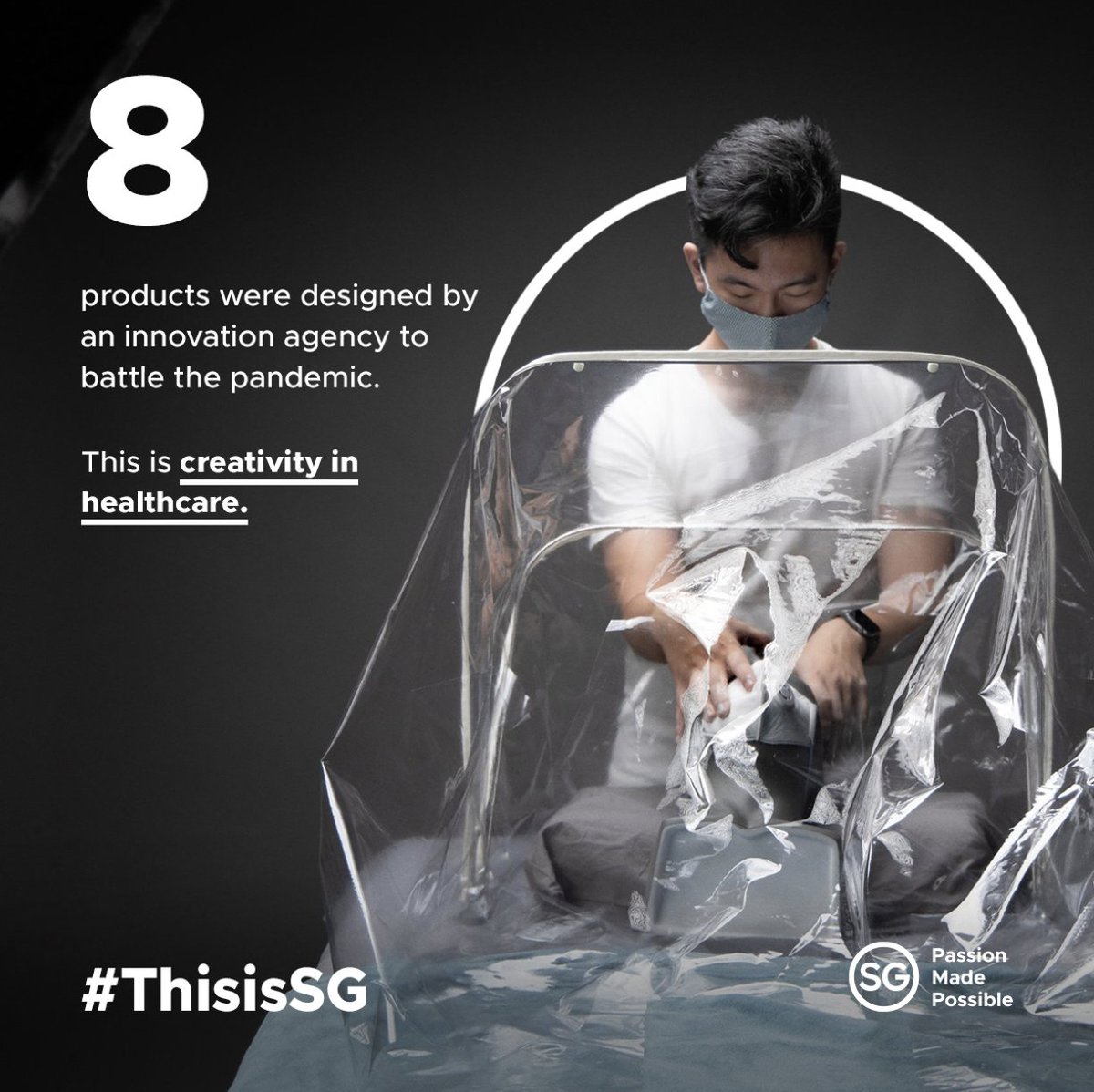 #ThisisSG: 8 products invented by creative agency STUCK in response to #COVID19. Most notable is the Parashield: a flexible, light-weight &amp; low-cost shield that challenges the heavy shields currently in use. Their designs are free for use under the #COVID19 Open License. 👩🏻⚕️🏥💓