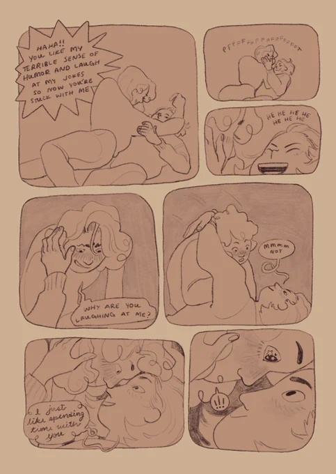 i can't find a mutual to qrt for this meme but i'm p sure that my most popular drawing is this comic of me and avery a few days before we started dating! the first time i got real traction on twitter 
