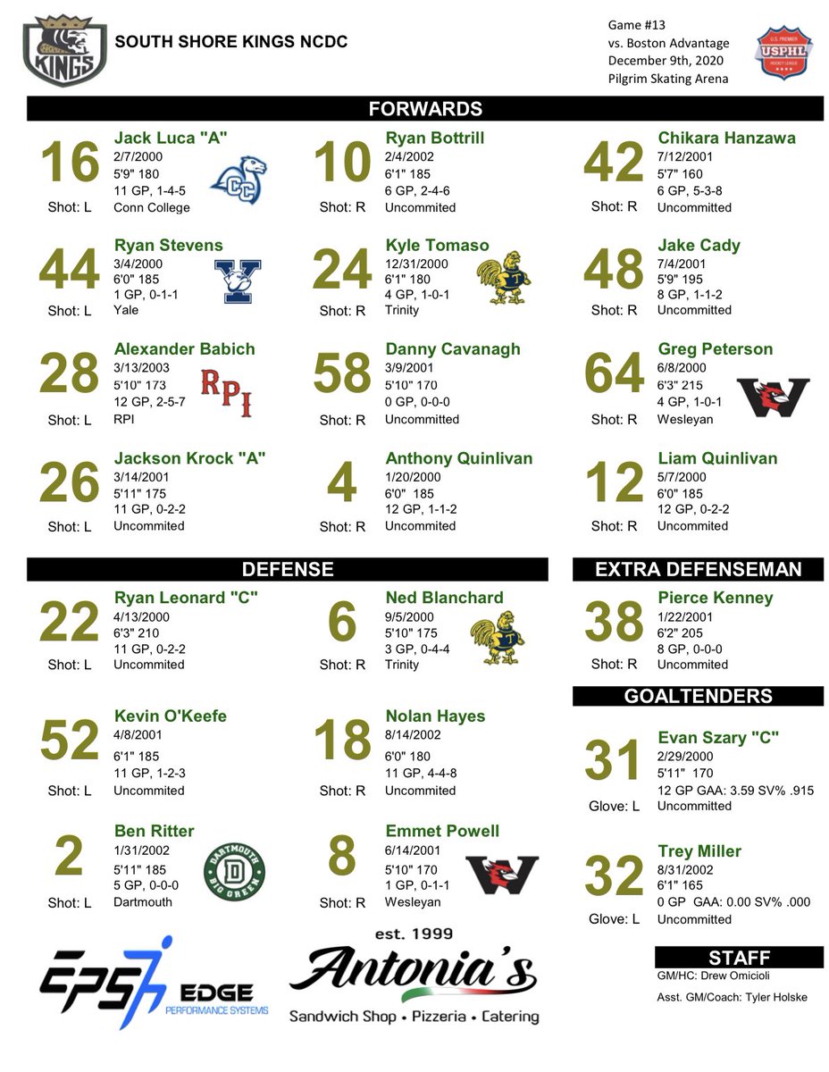 SSK_Hockey's tweet photo. 🚨NCDC GAMEDAY!!!
🆚 @BosAdvantage
🕹 Pilgrim Arena, Hingham, MA
⏰ 12:00PM
📺 @MyHockeyTV https://t.co/d51JtWhHlm
