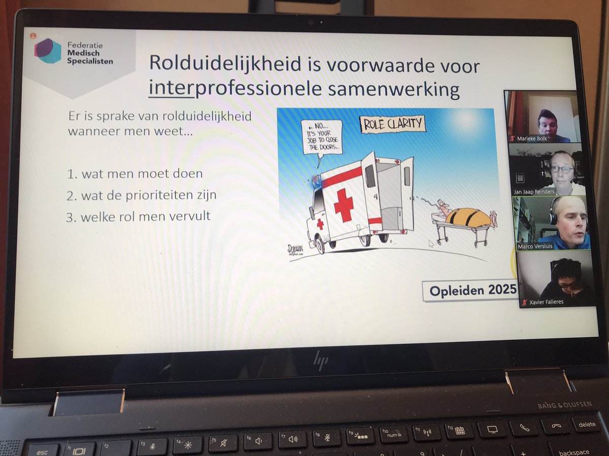 Hoe interprofessioneel is de medisch (#mmvcongres) specialist (io)? Doe je mee? rug.eu.qualtrics.com/jfe/form/SV_5u… Resultaten zullen we delen via #Opleiden2025 dank aan de onderzoekers van UMCG