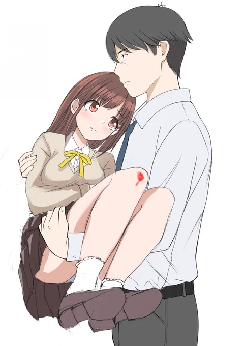 ケガした園田智代子を通りすがり武内pがお姫様抱っこして運んでくれる人生の・・・らくがき 