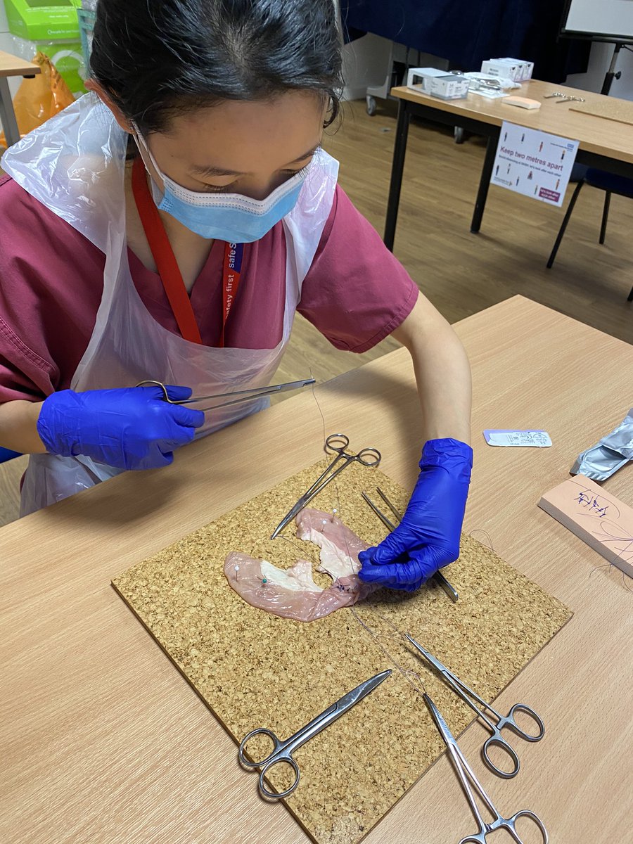 timcs1968's tweet photo. Big thank you to @pgecSASH @SuttleTina  for superb support and organisation and @Ethicon @TobyLangstone providing sutures and staplers for our GI anastomosis workshops. https://t.co/RZKEGZskIP