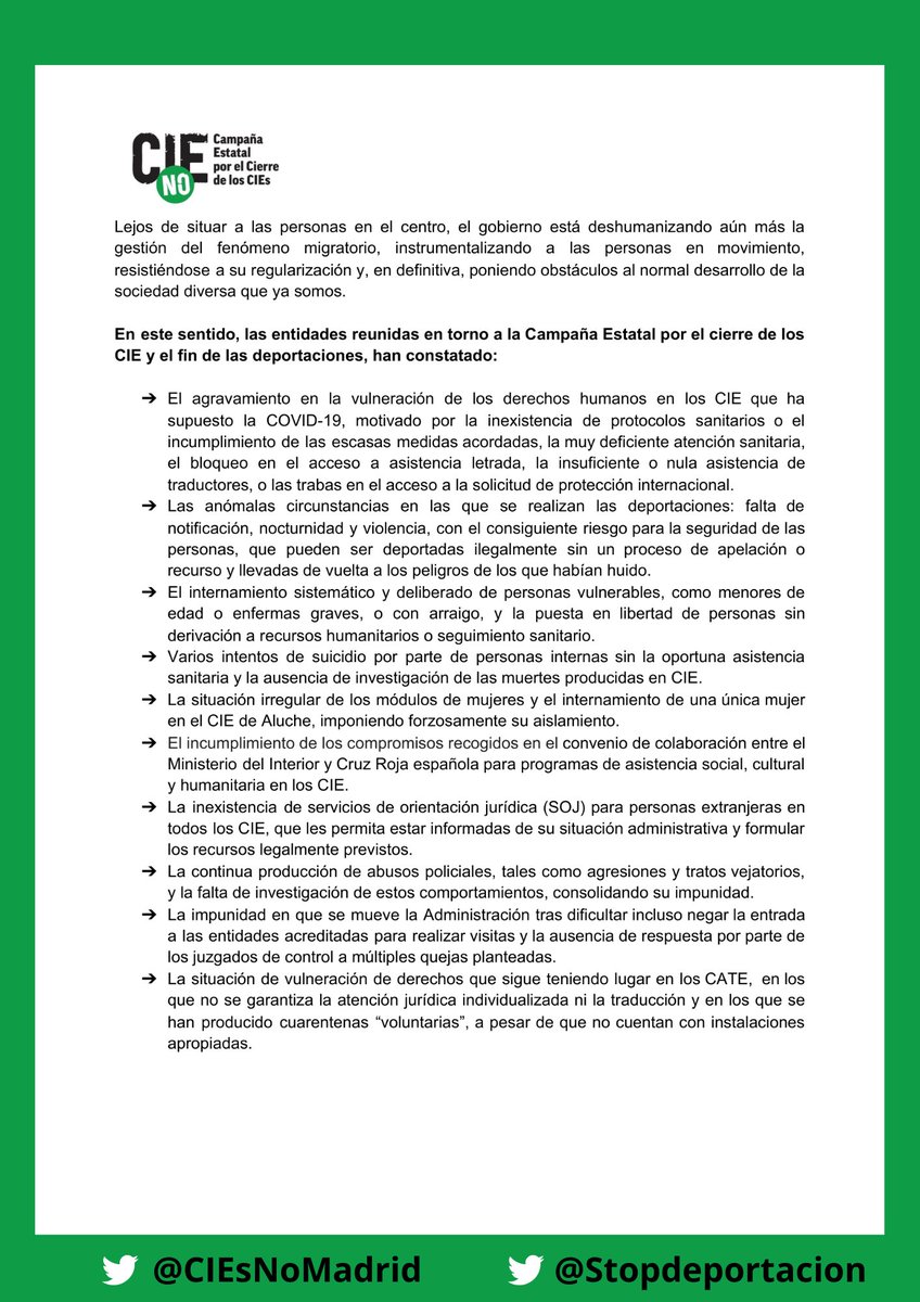 CIEs No Madrid tweet media