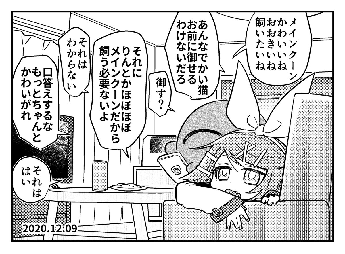 メインクーンイマジナリーリンちゃん日記 