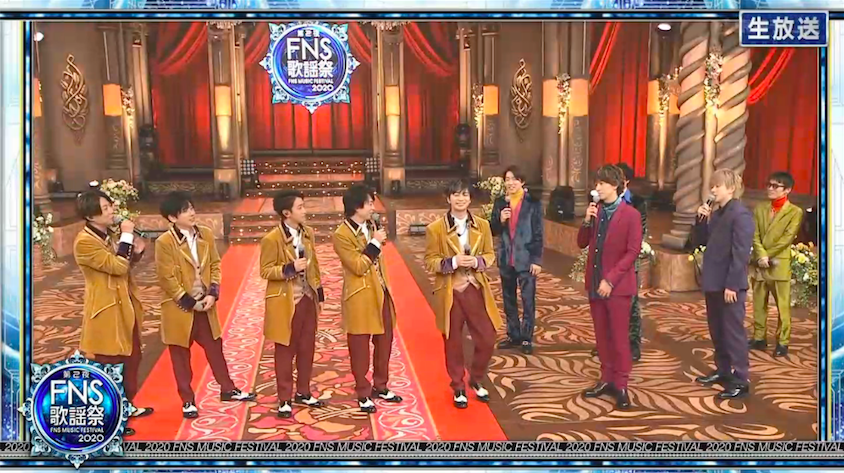 Yu_tong's tweet image. 最後まで🥺💕
好久不見的A8同框 #FNS歌謡祭2020 #関ジャニ∞ #嵐