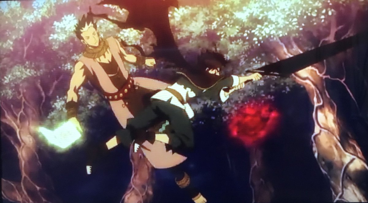 リク ブラッククローバー アニメ 155話 5人の精霊守 ハート王国の5人の精霊守と修行 ミモザ シャーロット 土 フィンラル 風 レオポルド 炎 リル チャーミー 植物 マグナ ラック アスタ 雷 ガシャ ノエル ネロ ロロペチカ女王 みんな 頑張って限界を