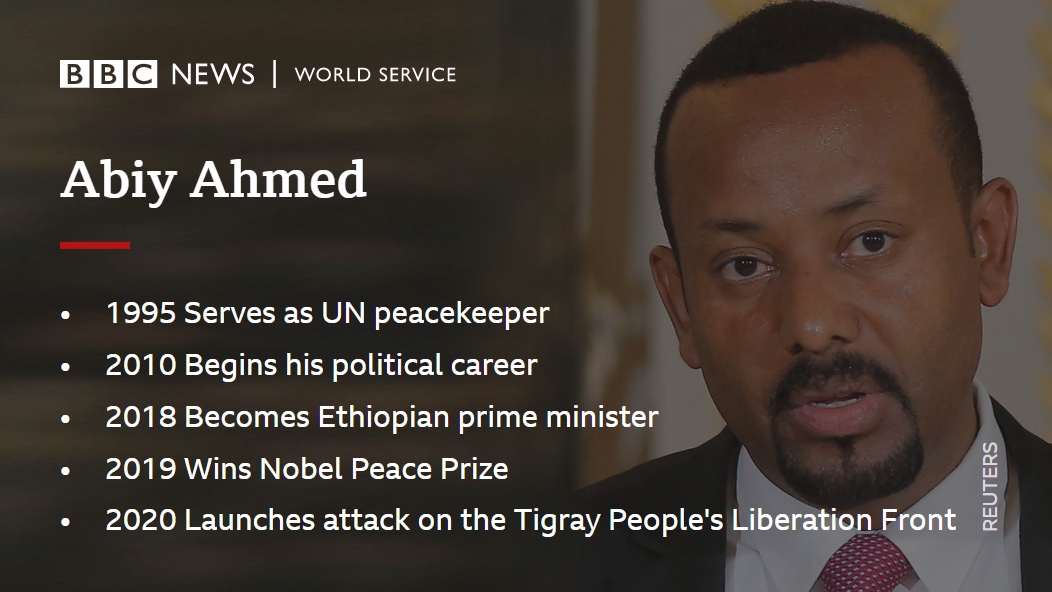 Fighting in Ethiopia’s Tigray region has been going on for a month, with the UN now calling for human rights to be respected. But just a year ago Ethiopian PM Abiy Ahmed won a Nobel Peace Prize. So how did we get here? THREAD 1/8  https://www.bbc.co.uk/sounds/play/p090gy9m