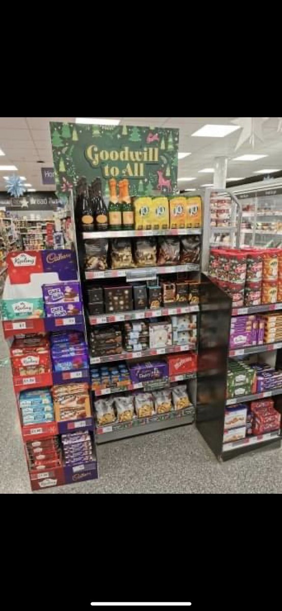 eejsmith76's tweet photo. We are loving the Christmas treats that have landed on fresh this week at Renishaw complete with our seasonal section moves the store is ready for Christmas. #west8 @ClaireKoziol @PaulalanDennis @ChrisHoppo93 @Gabbeycoop @adamleewaudby #christmasbest https://t.co/EbwKBkrnUy