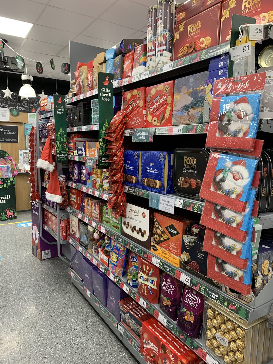 eejsmith76's tweet photo. We are loving the Christmas treats that have landed on fresh this week at Renishaw complete with our seasonal section moves the store is ready for Christmas. #west8 @ClaireKoziol @PaulalanDennis @ChrisHoppo93 @Gabbeycoop @adamleewaudby #christmasbest https://t.co/EbwKBkrnUy